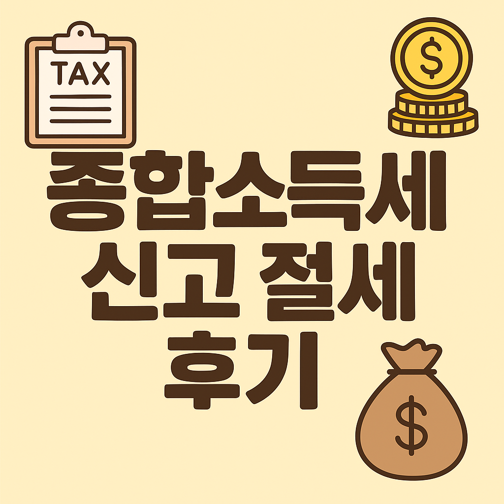 종합소득세 신고 절세 후기